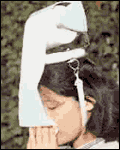 Rolled Tissue Hat