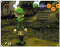 the Legend of Zelda screen